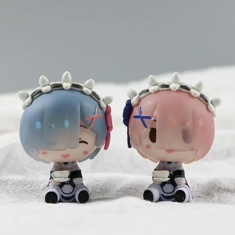 Cute Re Zero Rem Mini Anime Figurine Set 6