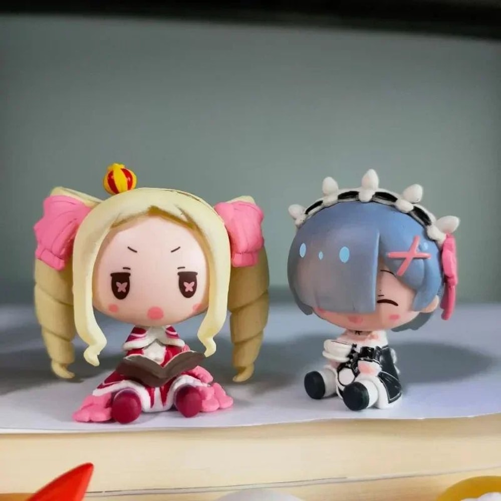 Cute Re Zero Rem Mini Anime Figurine Set 7