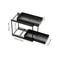 Double Layer Pull Out Under Sink Storage Rack With Hooks 6