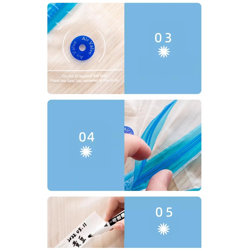 Reusable Vacuum Food Storage Bags With Electric Pump 12