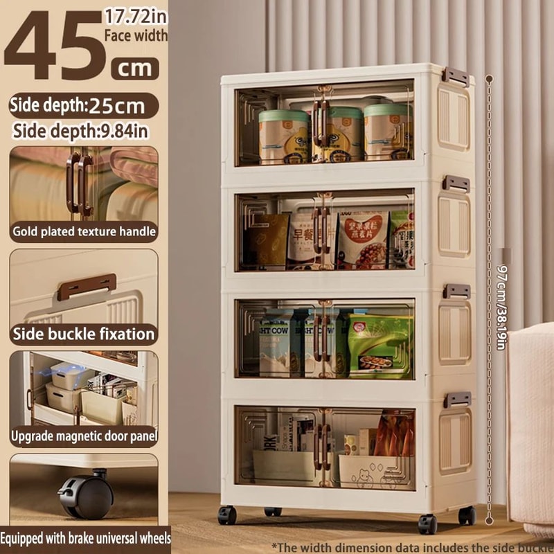 Foldable Storage Cabinet Wardrobe Organizer 9
