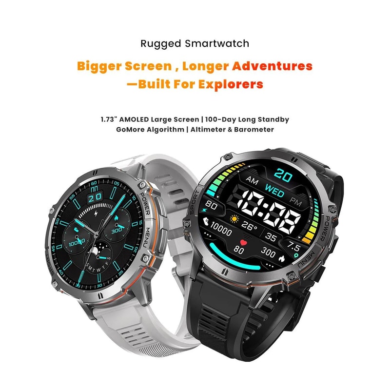 T Rex 3 Military Grade Smartwatch With AMOLED Display 6