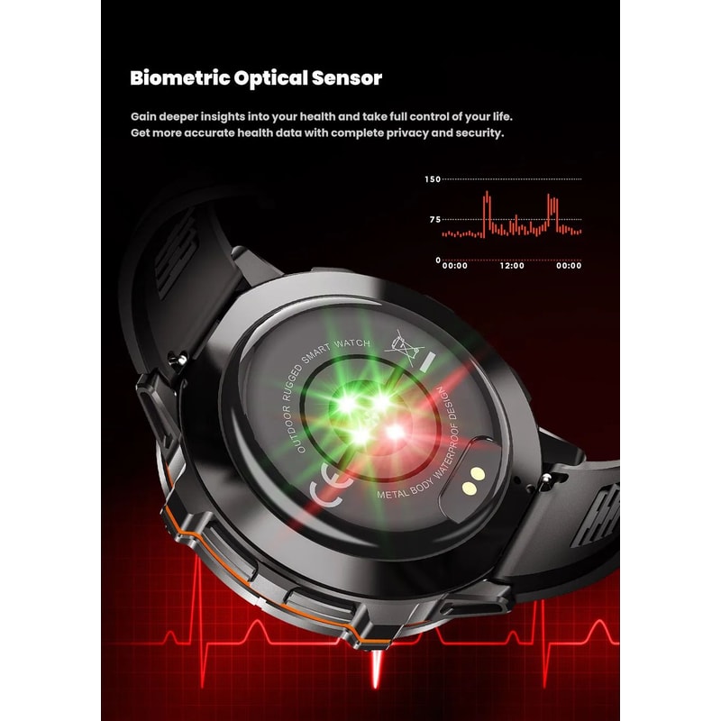 T Rex 3 Military Grade Smartwatch With AMOLED Display 9