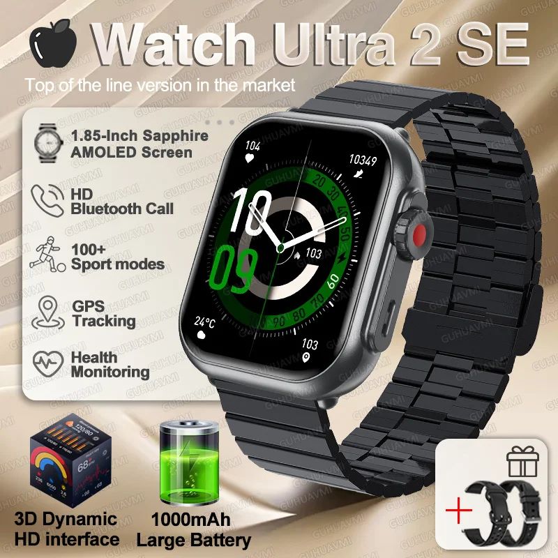 Ultra Smartwatch AMOLED GPS Waterproof With Call 18