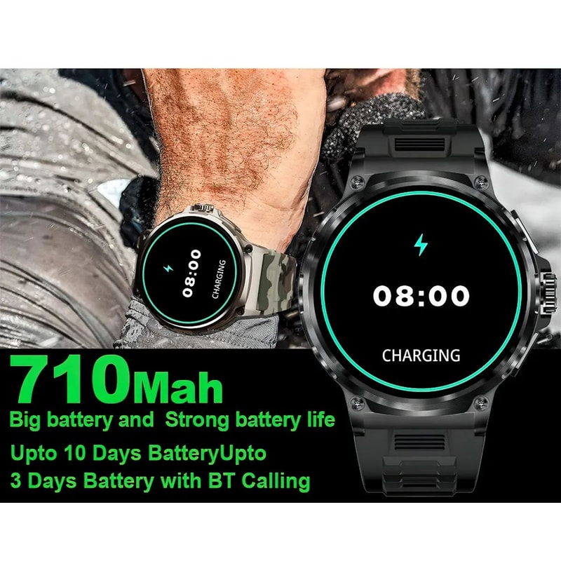 185 Inch AMOLED GPS Smartwatch With Bluetooth Call 8