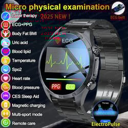 ecg ppg ai health smartwatch with lipid and uric monitor