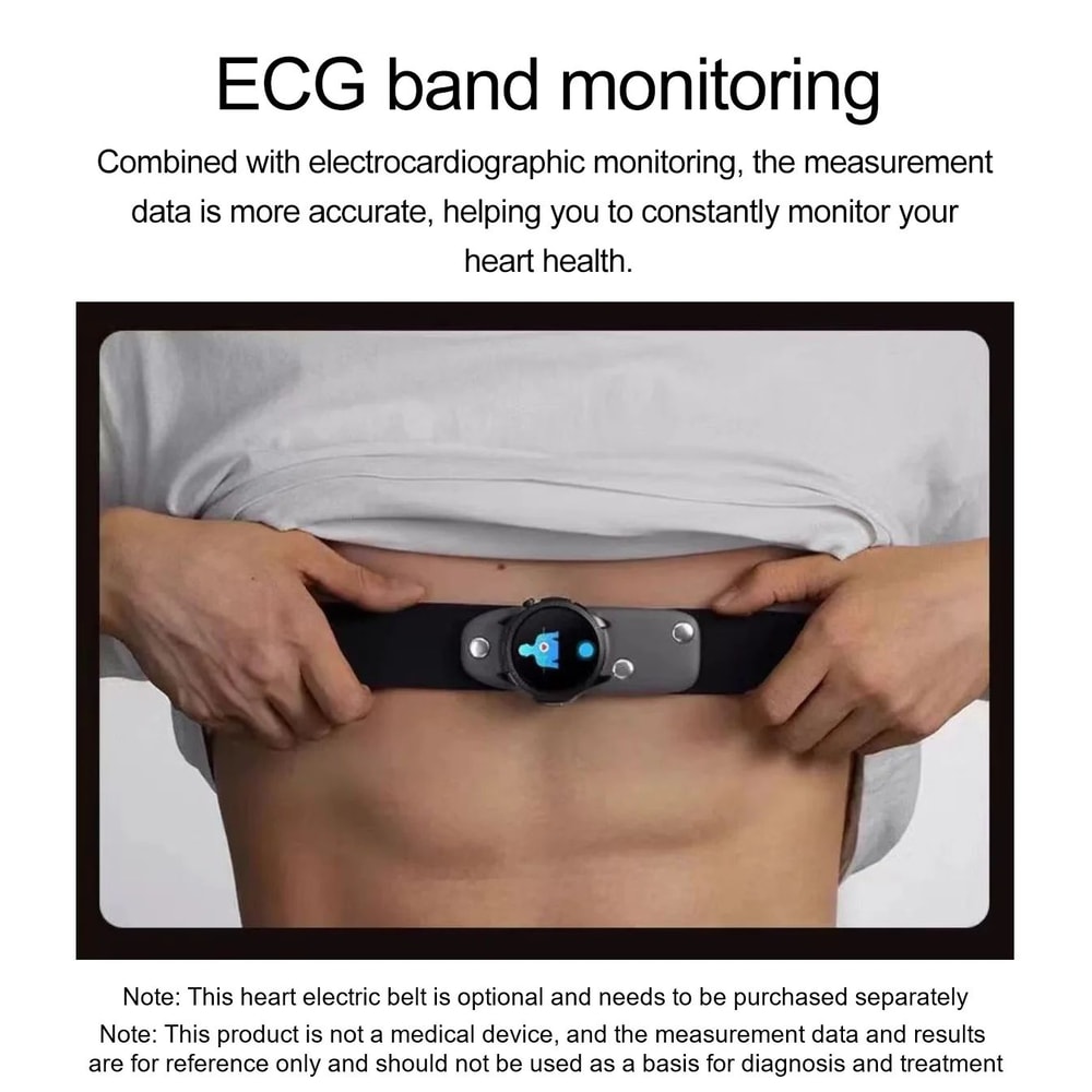 ECG PPG AI Health Smartwatch With Lipid And Uric Monitor 8