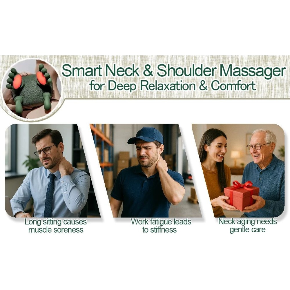 Bionic Finger Neck Massager Electric Deep Tissue Relaxation 9