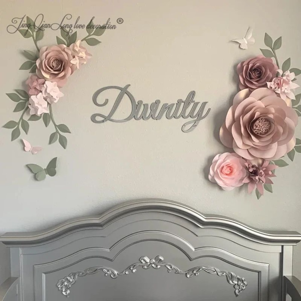 Personalized Wooden Name Sign Nursery Wall Decor 1