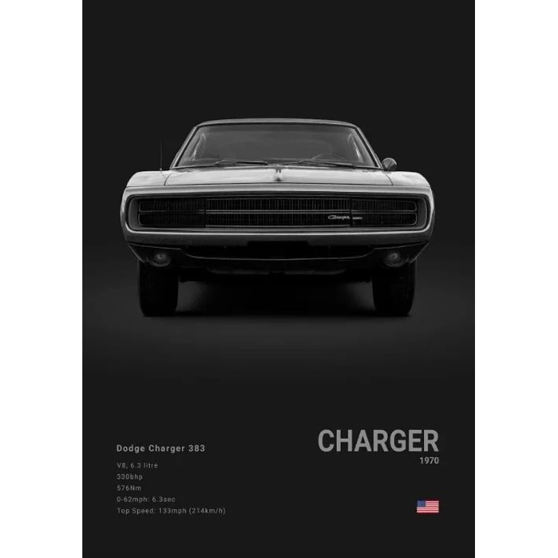 Dodge Challenger Hellcat Redeye Canvas Poster 16