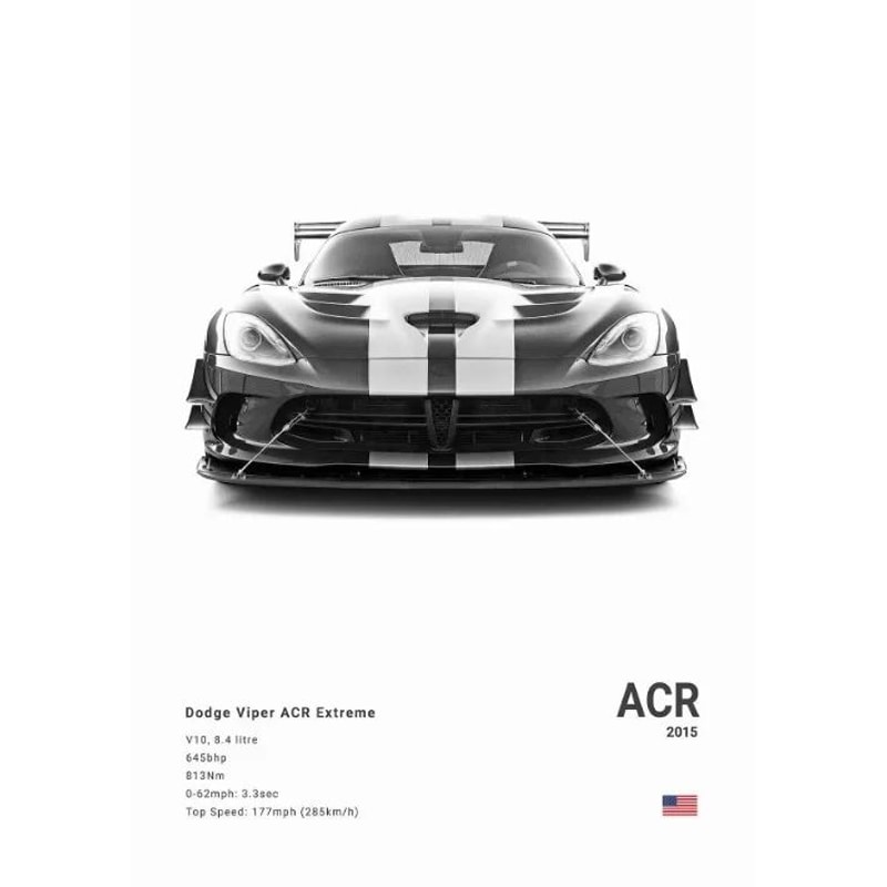 Dodge Challenger Hellcat Redeye Canvas Poster 14