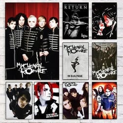 my chemical romance canvas poster wall art