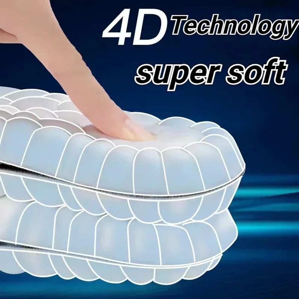 4D Massage Latex Insoles Arch Support Inserts 1