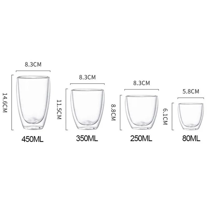 Double Wall Heat Resistant Glass Cup 6
