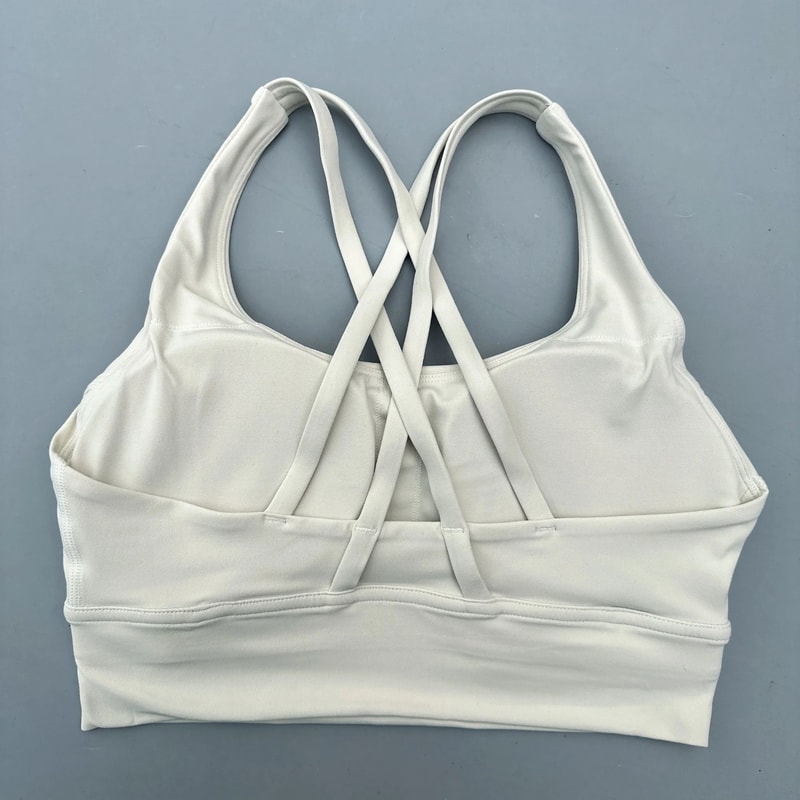 Cross Back Push Up Sports Bra 2