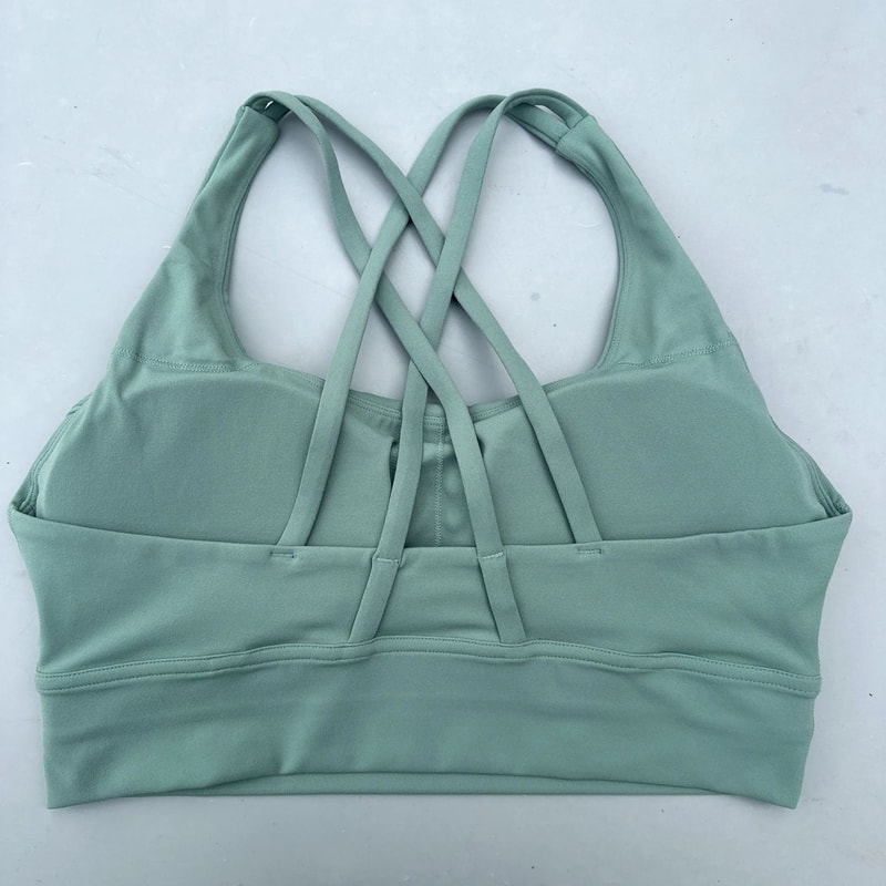 Cross Back Push Up Sports Bra 15