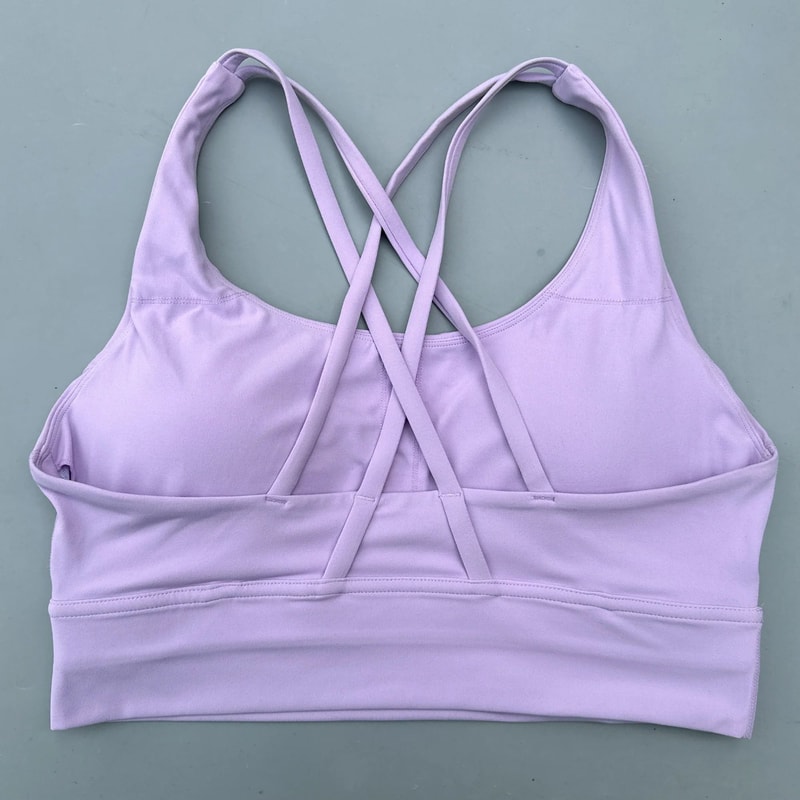Cross Back Push Up Sports Bra 16