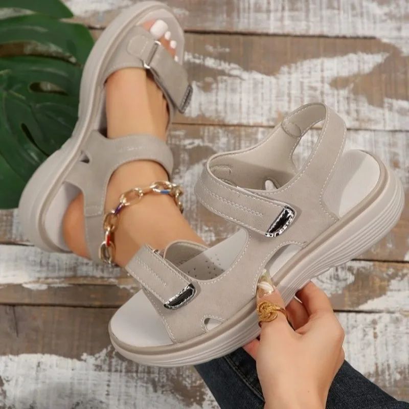 Lightweight Platform Wedge Sandals For Women 4