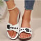 Luxury Rhinestone Wedge Sandals For Women 3
