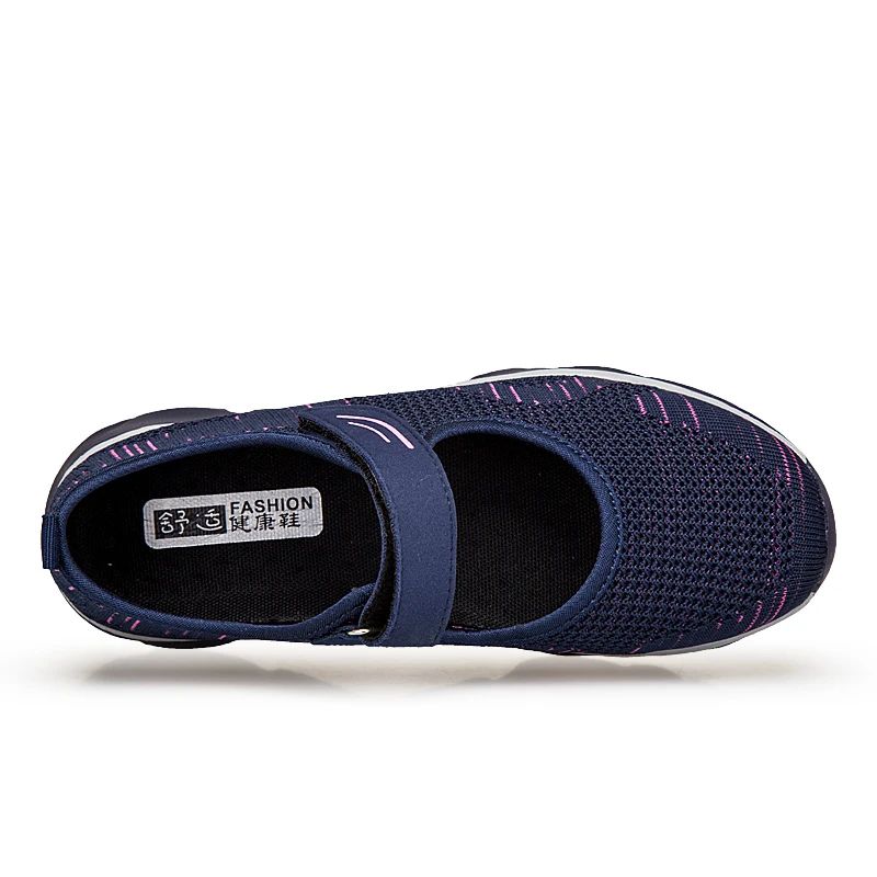 Breathable Mesh Platform Sneakers For Women 3