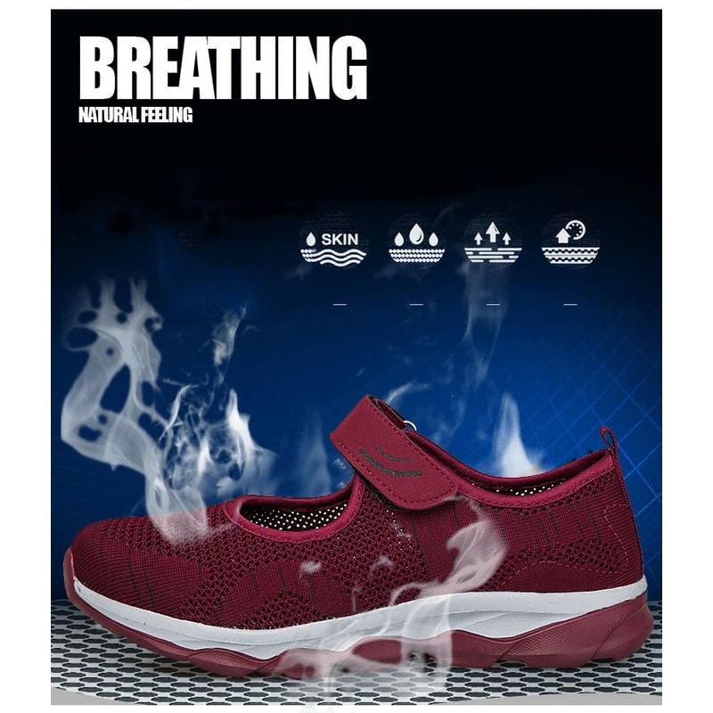 Breathable Mesh Platform Sneakers For Women 6