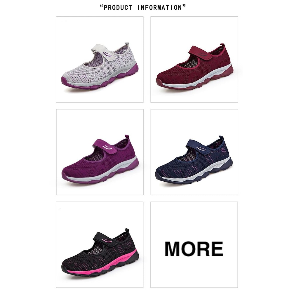 Breathable Mesh Platform Sneakers For Women 7