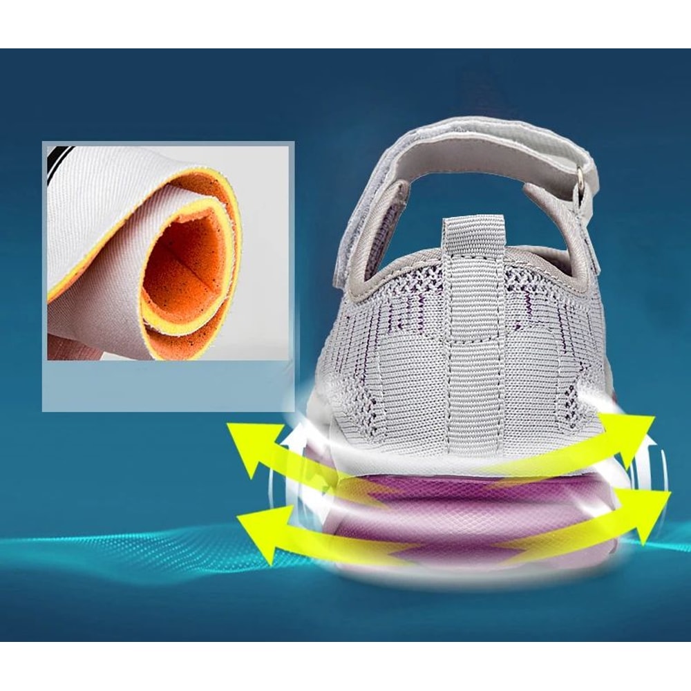 Breathable Mesh Platform Sneakers For Women 10