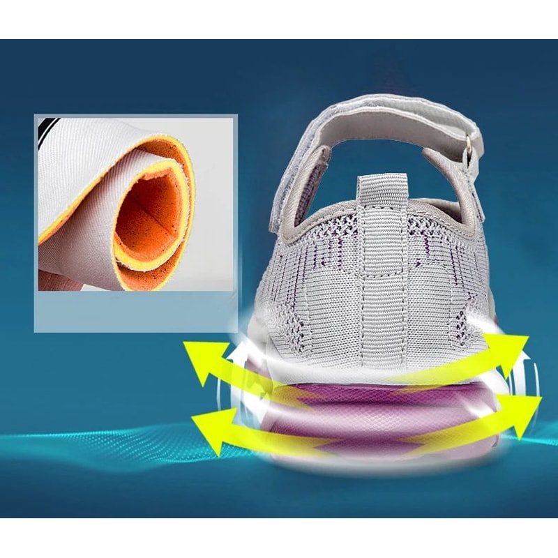 Breathable Mesh Platform Sneakers For Women 10