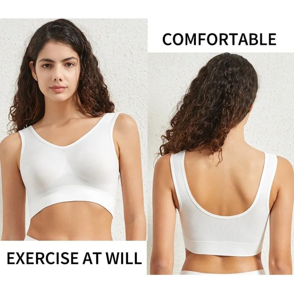 Seamless Push Up Sports Bralette For Women Plus Size 8
