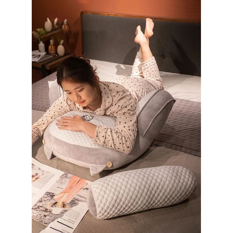 Triangular Backrest Reading Pillow Cushion 3