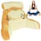 Triangular Backrest Reading Pillow Cushion 19