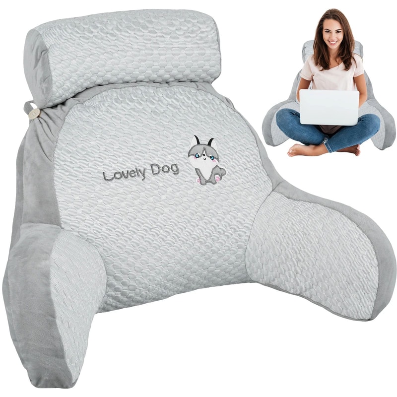 Triangular Backrest Reading Pillow Cushion 20