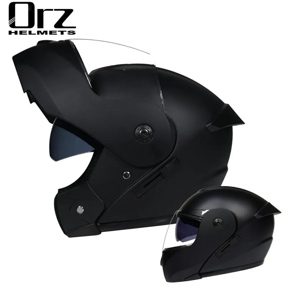 DOT Approved Modular Flip Up Motorcycle Helmet Dual Lens 7