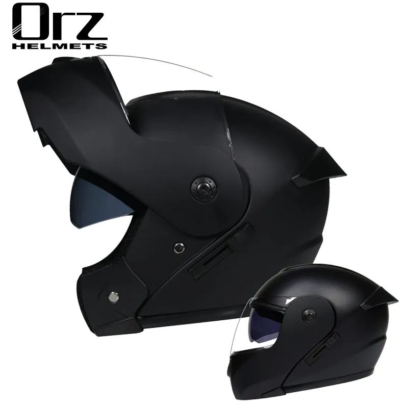 DOT Approved Modular Flip Up Motorcycle Helmet Dual Lens 7