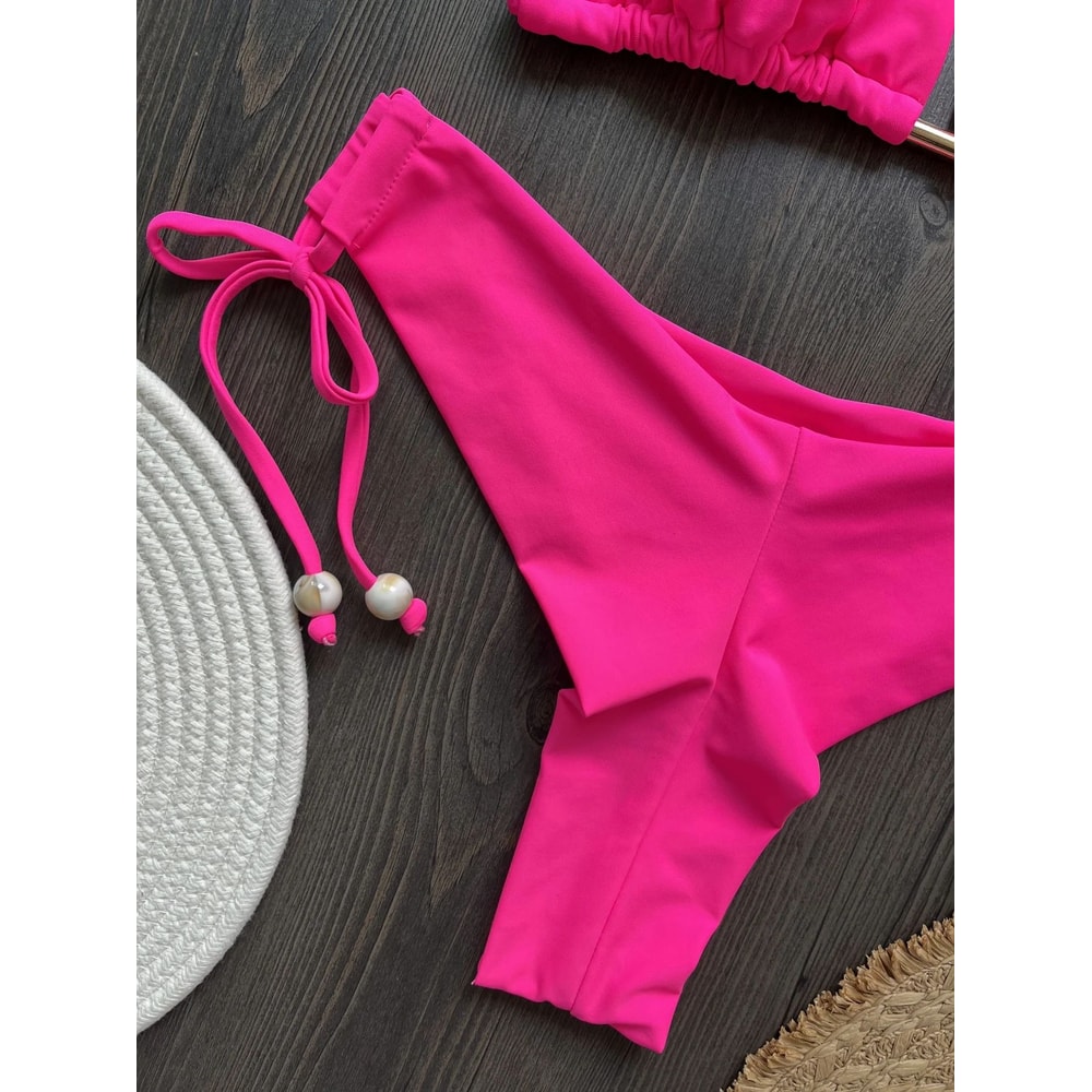 Sexy Triangle Chain Bikini Set For Women 5