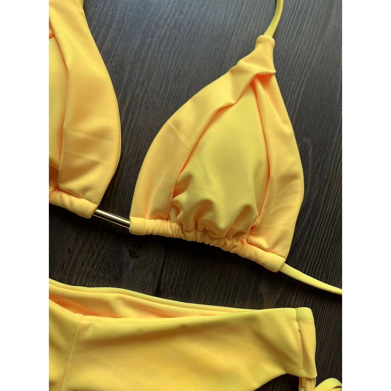 Sexy Triangle Chain Bikini Set For Women 13