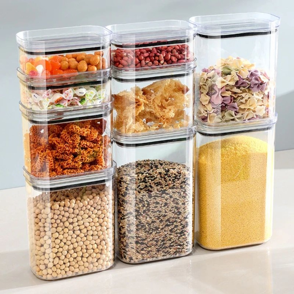 4pcs Airtight Grain Storage Containers Set 1