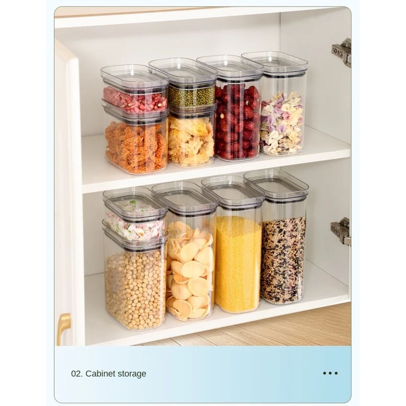 4pcs Airtight Grain Storage Containers Set 9