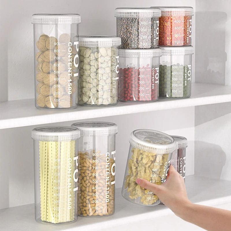 Airtight Grain Storage Containers Kitchen Organizer Set 2