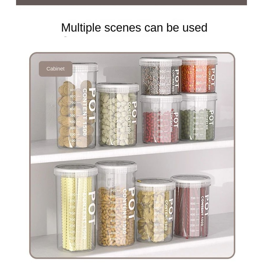 Airtight Grain Storage Containers Kitchen Organizer Set 7