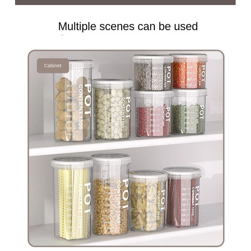 Airtight Grain Storage Containers Kitchen Organizer Set 7