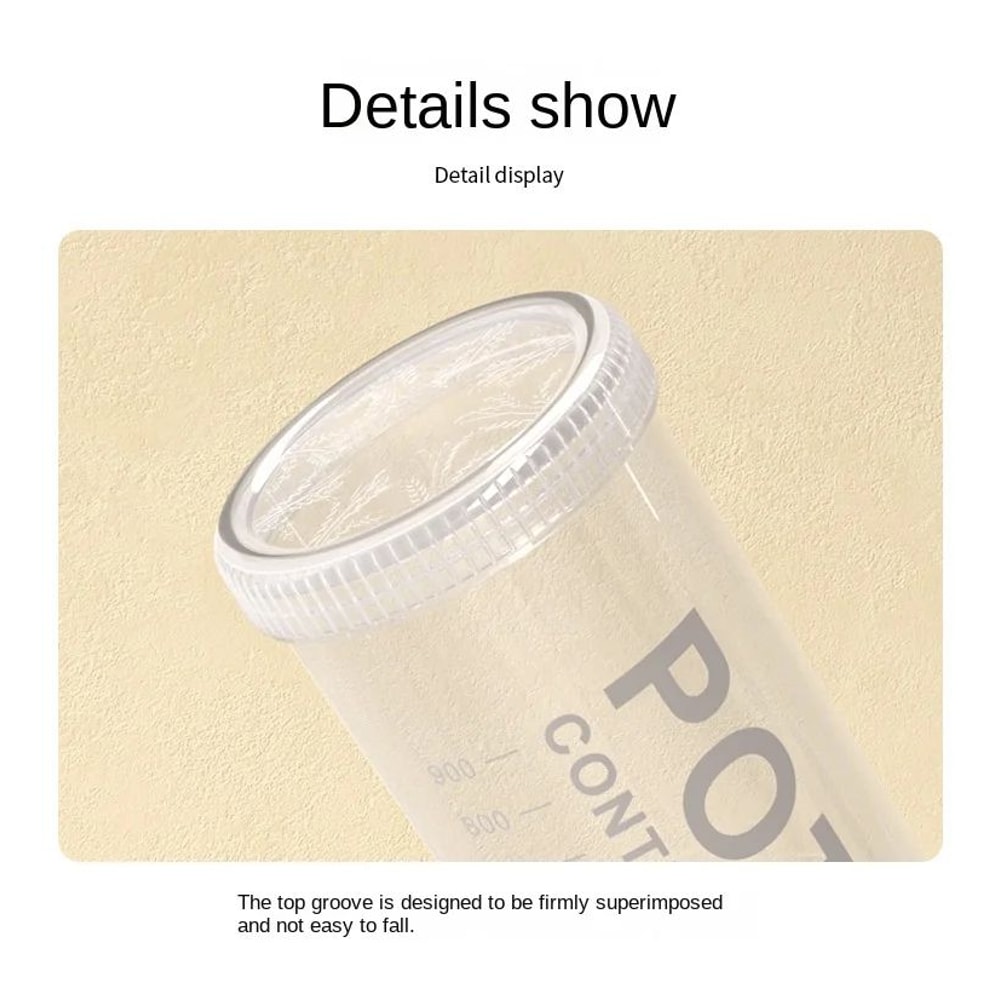 Airtight Grain Storage Containers Kitchen Organizer Set 12