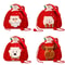 Christmas Drawstring Gift Bags With Handle Set 10