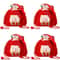 Christmas Drawstring Gift Bags With Handle Set 12