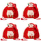 Christmas Drawstring Gift Bags With Handle Set 12