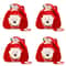 Christmas Drawstring Gift Bags With Handle Set 13