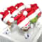 Mini Santa Hat Cutlery Decorations Set 3