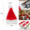 Mini Santa Hat Cutlery Decorations Set 4