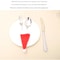 Mini Santa Hat Cutlery Decorations Set 8