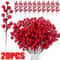 Artificial Holly Berry Stems For Christmas Decor 0